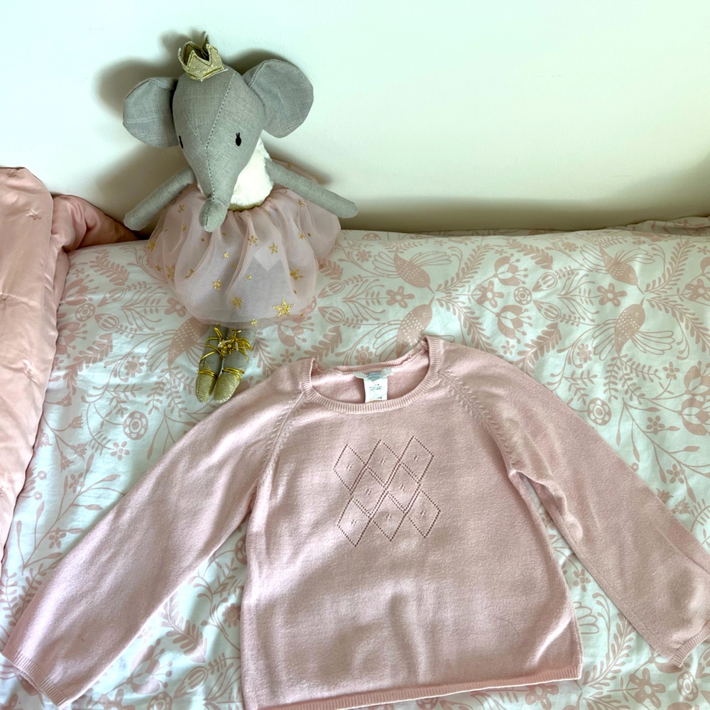 Jacadi light pink Cotton/Cachemire Top.